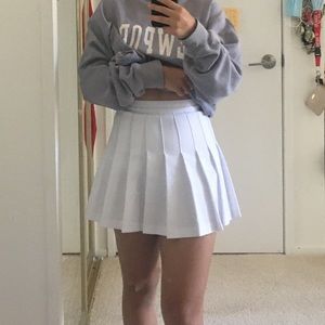 American Apparel White Skirt